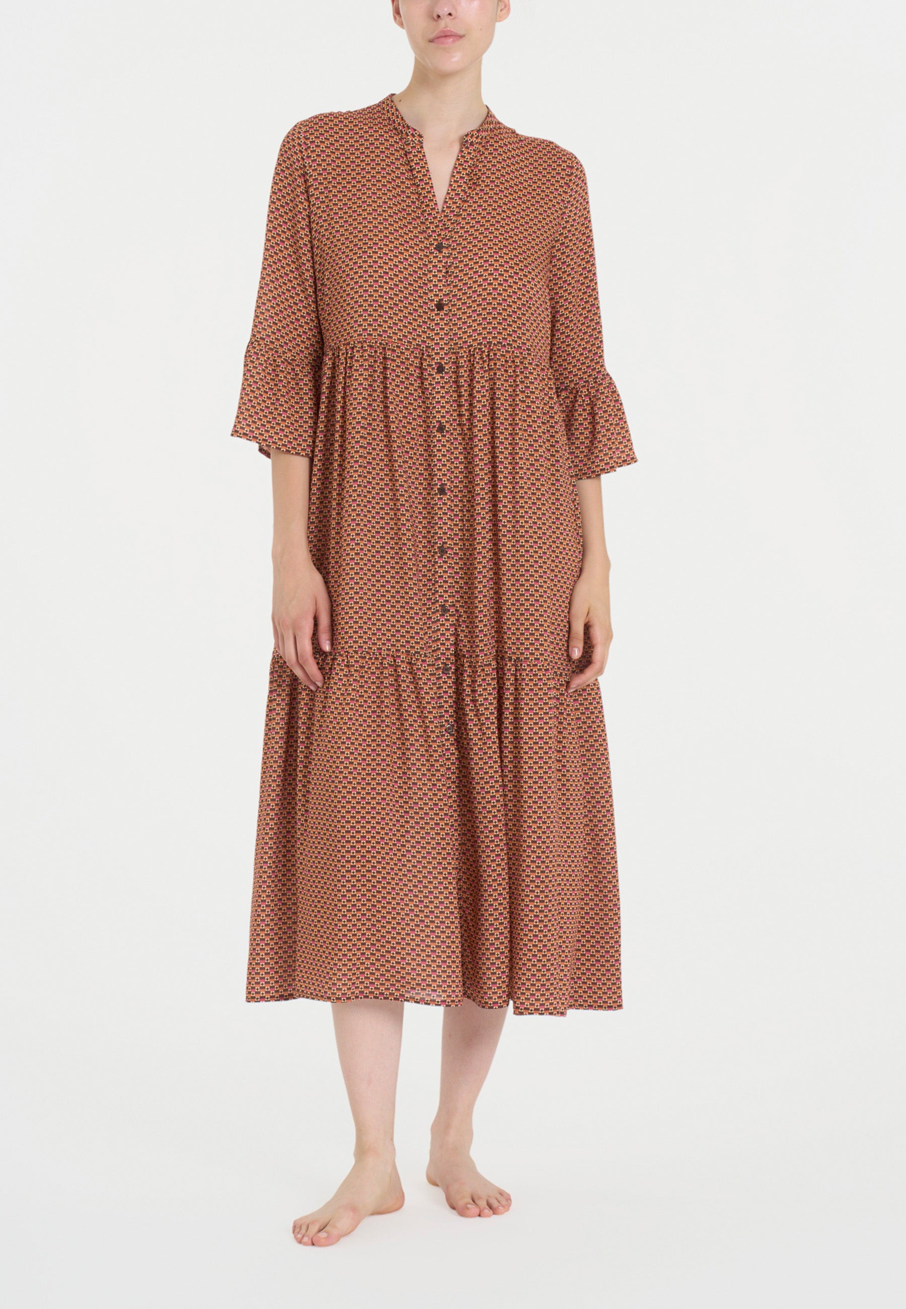 Ragwear Abito Estivo Donna In Lyocell Con Cintura Modello Angyc, Sostenibile E Morbido, Taglie XS-XL