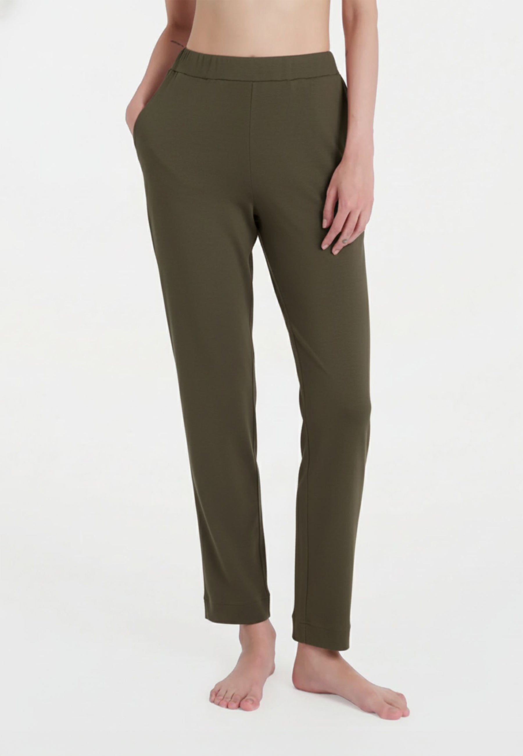 RAGNO Pantalone Lungo Donna Viscosa Estiva DQ15PY