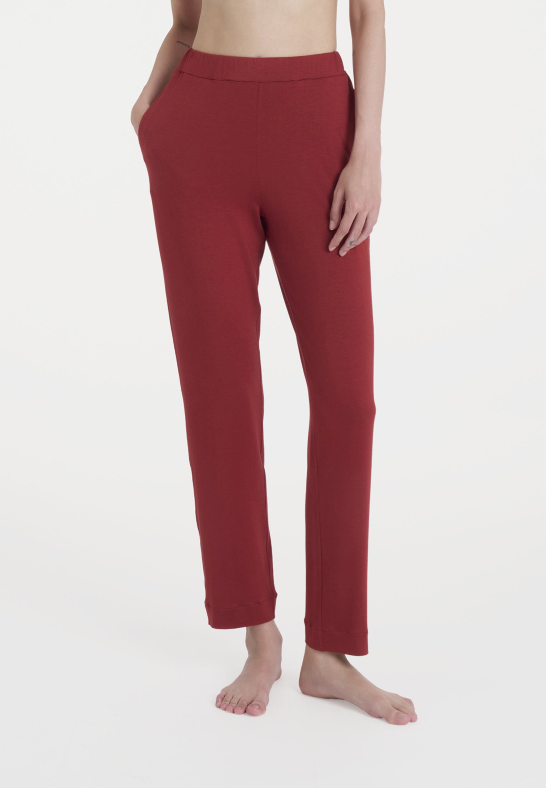 RAGNO Pantalone Lungo Donna Viscosa Estiva DQ15PY