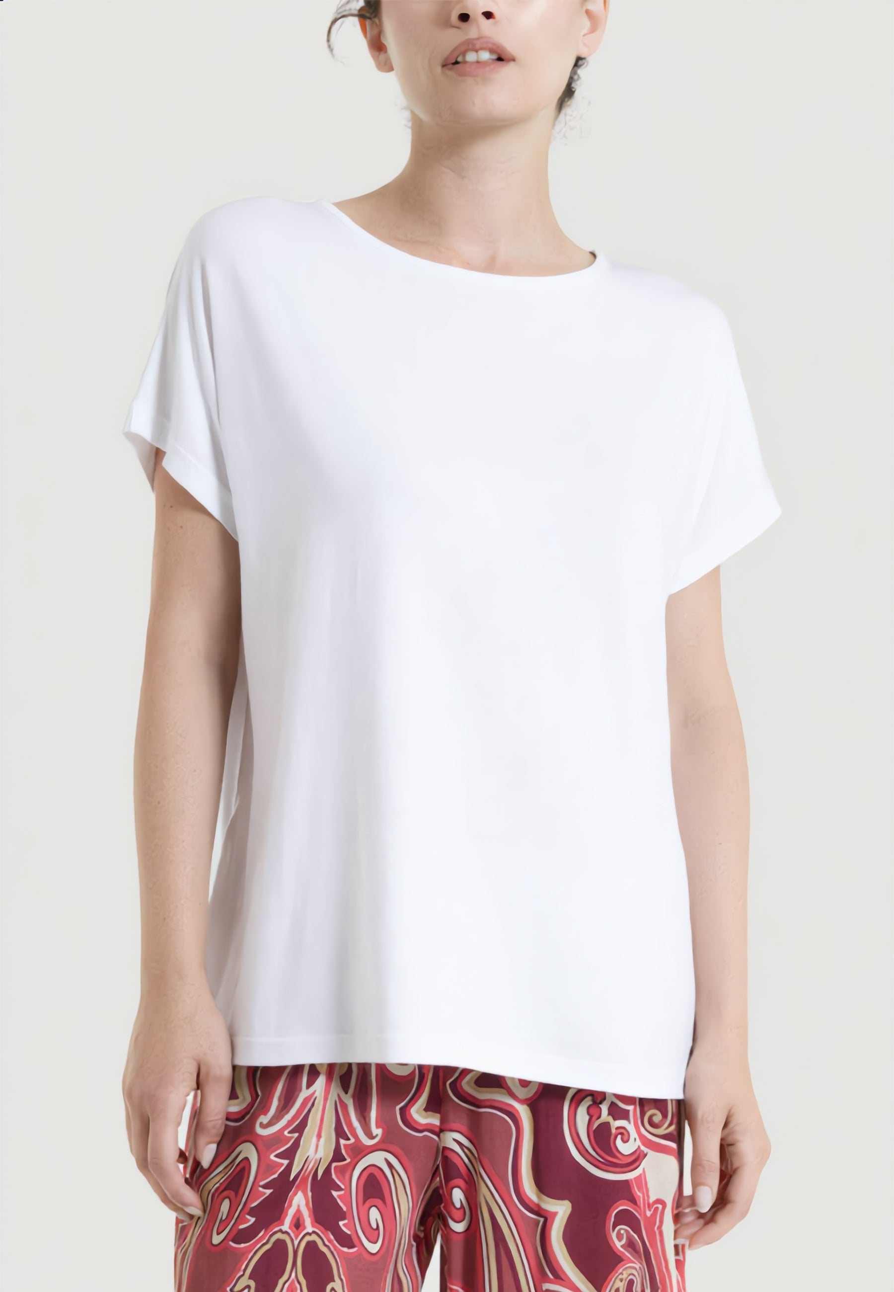 RAGNO T-shirt Donna Mezza Manica Viscosa DQ15TX