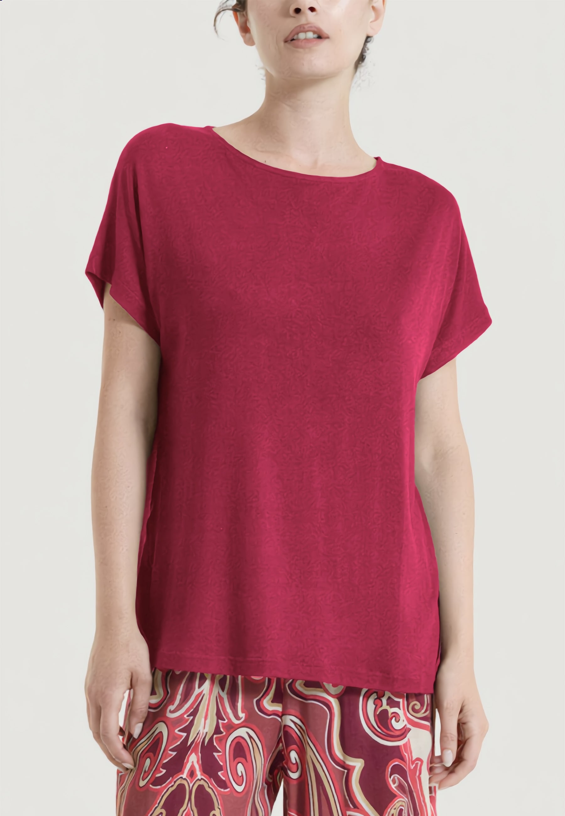 RAGNO T-shirt Donna Mezza Manica Viscosa DQ15TX