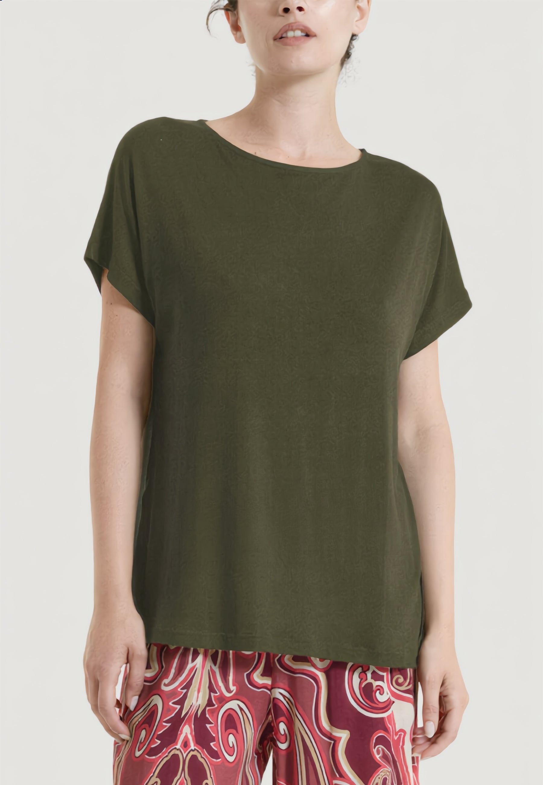 RAGNO T-shirt Donna Mezza Manica Viscosa DQ15TX