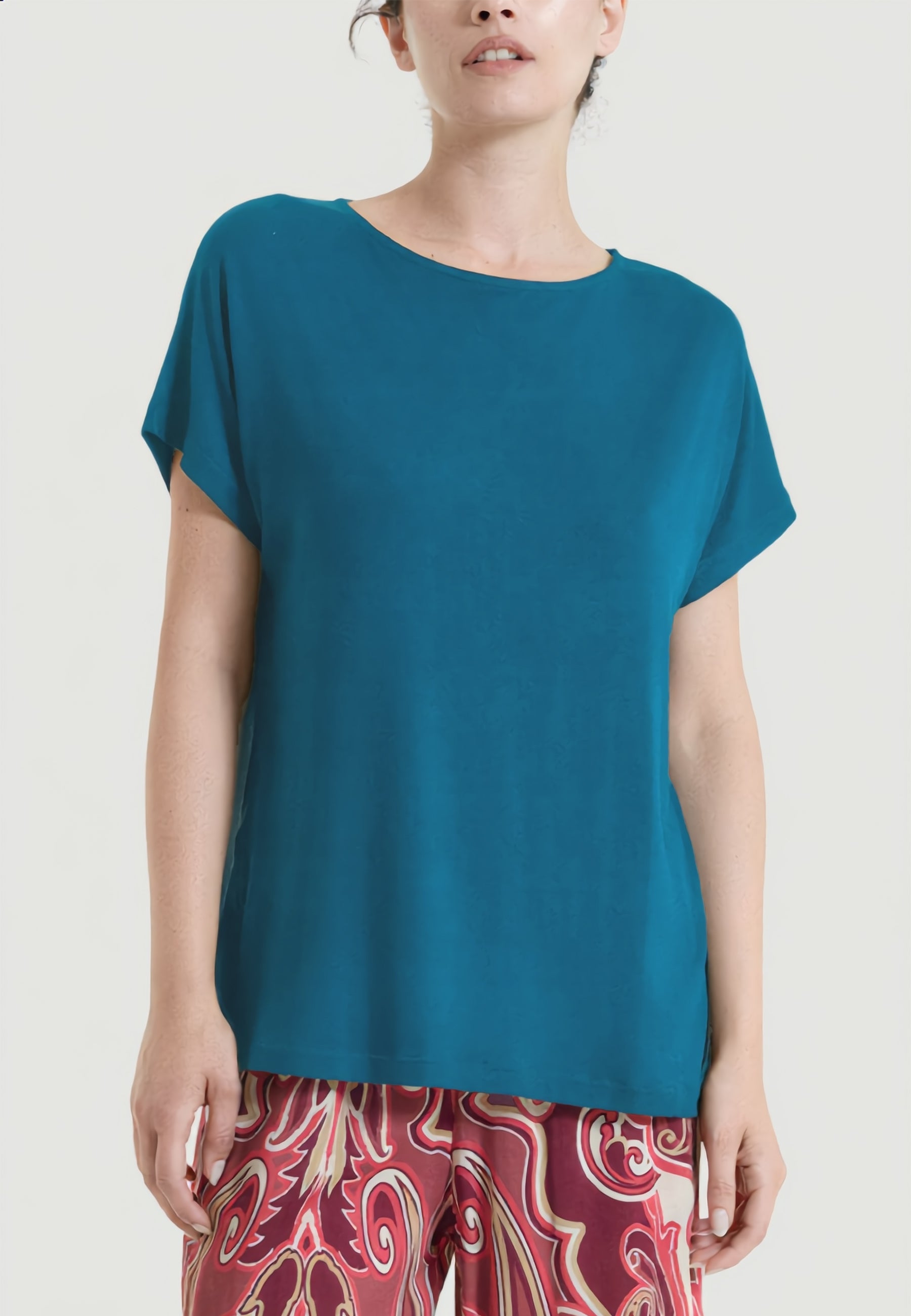 RAGNO T-shirt Donna Mezza Manica Viscosa DQ15TX