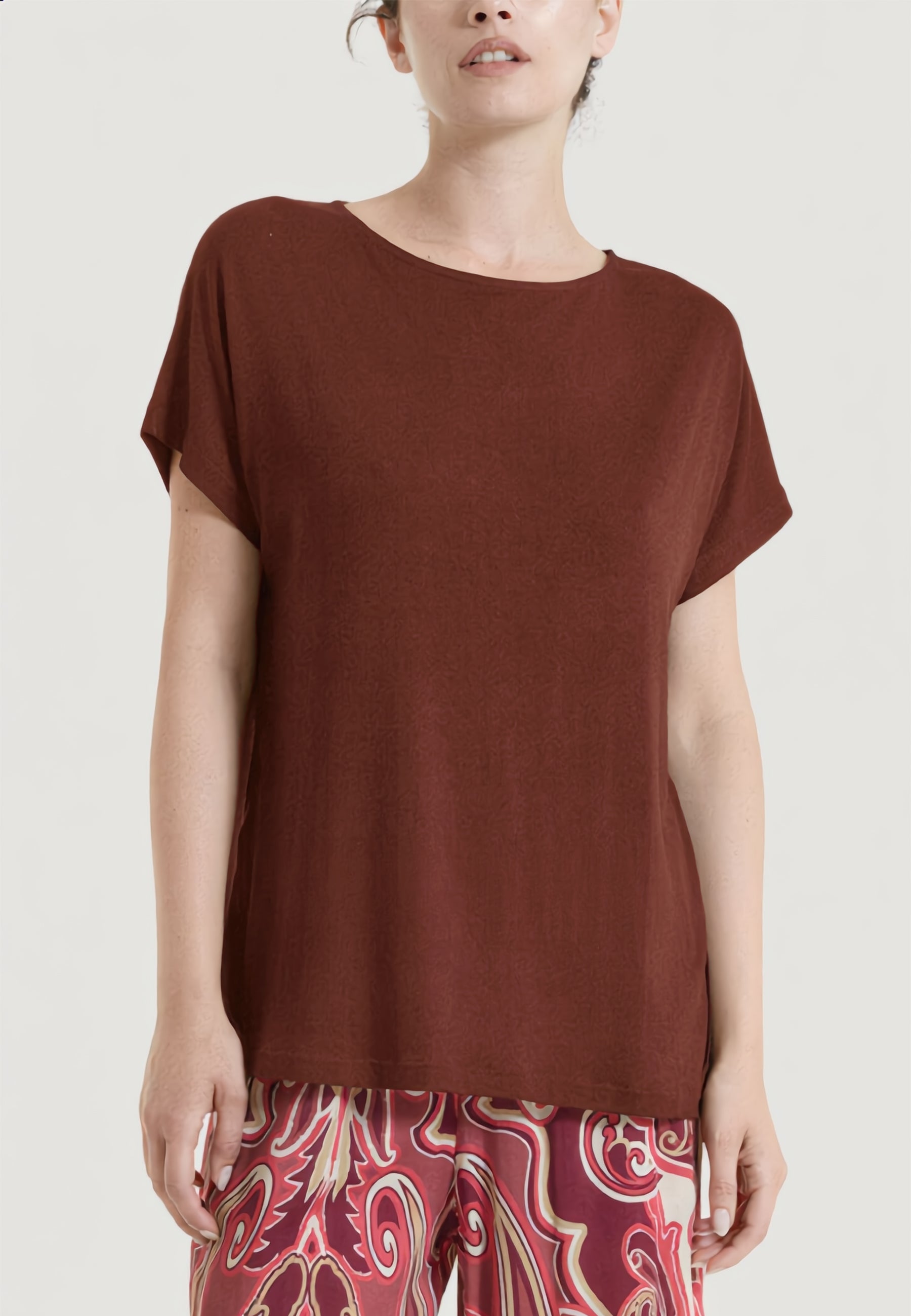 RAGNO T-shirt Donna Mezza Manica Viscosa DQ15TX