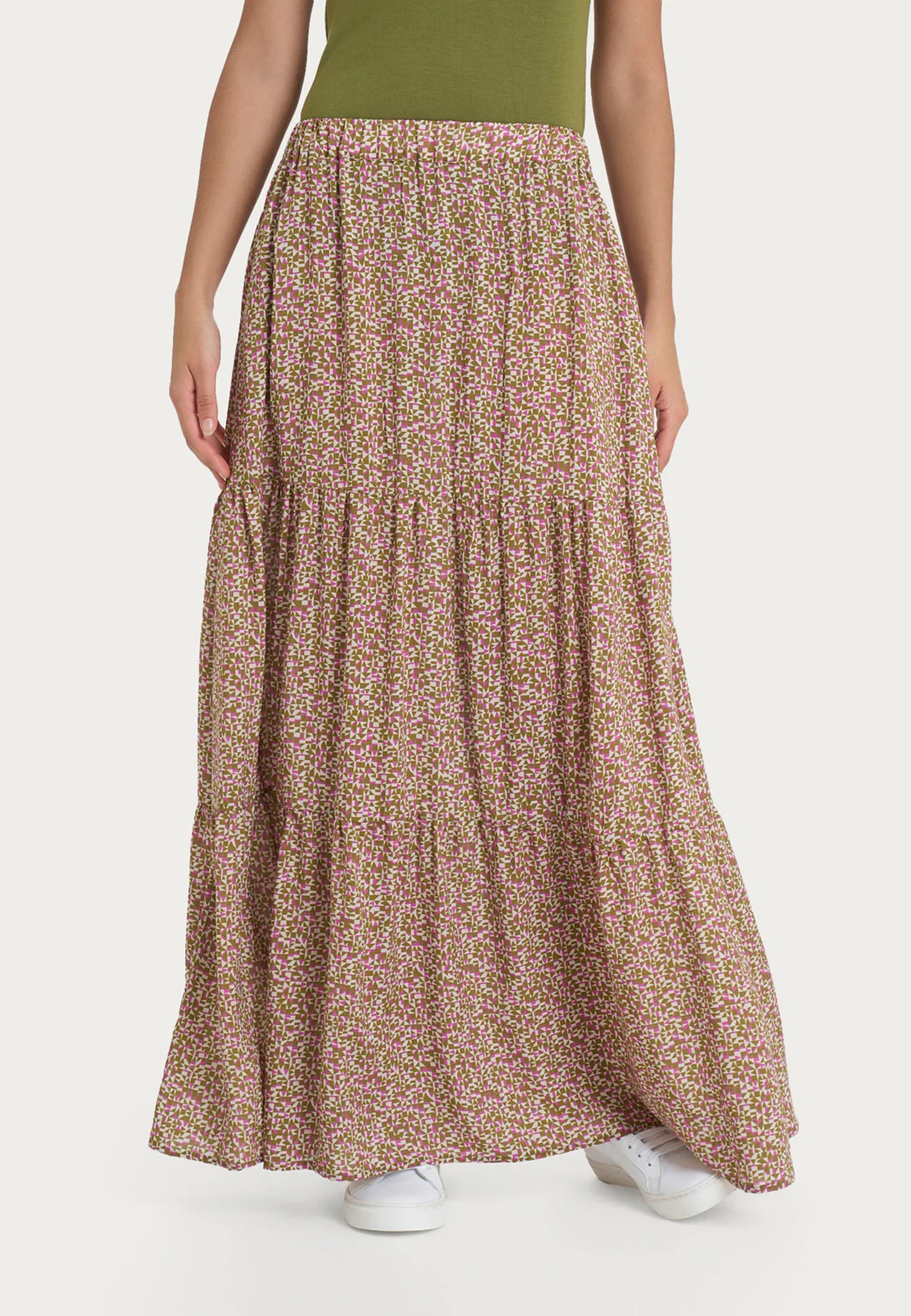 Gonna Donna Lunga Fantasia 100% Viscosa Leggera RAGNO DQ25UG