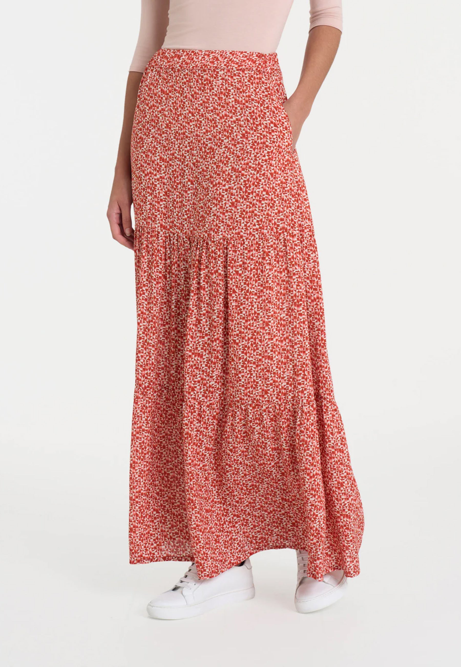 Gonna Donna Lunga Fantasia 100% Viscosa Leggera RAGNO DQ25UG