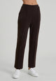 RAGNO Pantalone Donna Lungo Scuba Felpato Tinta Unita DR76PP