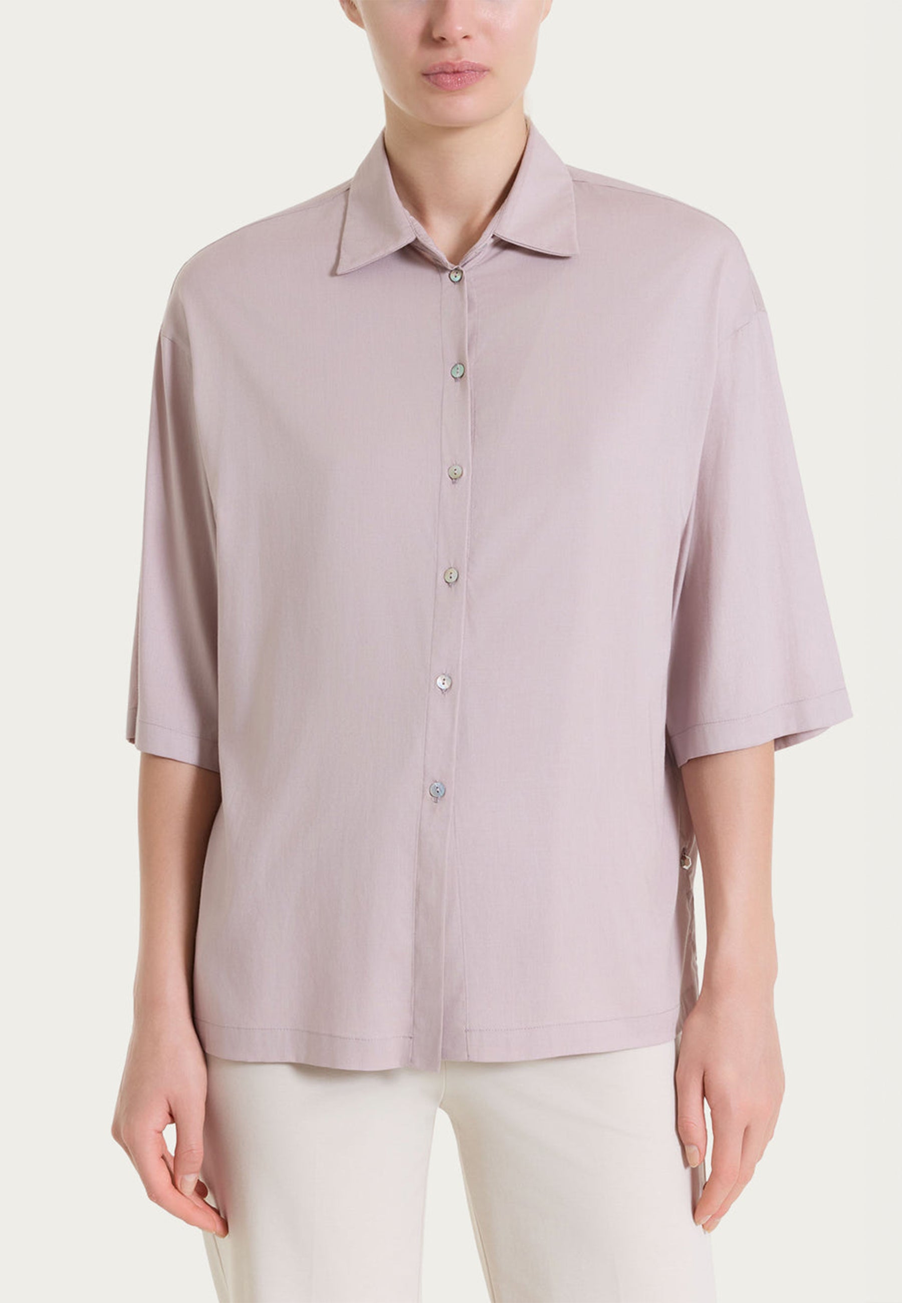 RAGNO Camicia Donna Manica Lunga Tessuto Estivo DS26SC