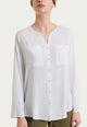 RAGNO Camicia Donna Manica Lunga Scollo a Punta Estivo DS26SI