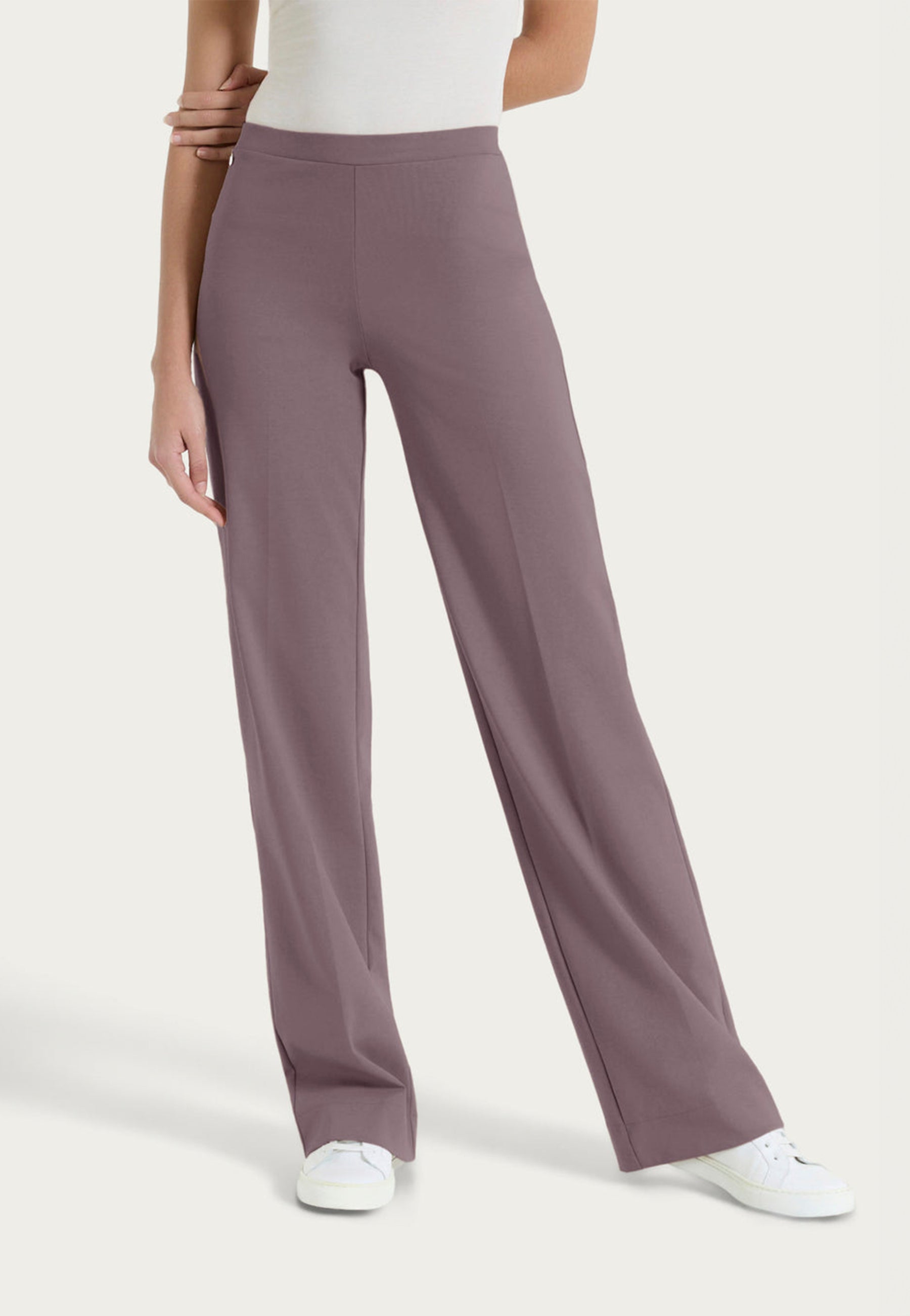 RAGNO Pantalone Lungo Donna Elastico Cotone Estivo DS30PE