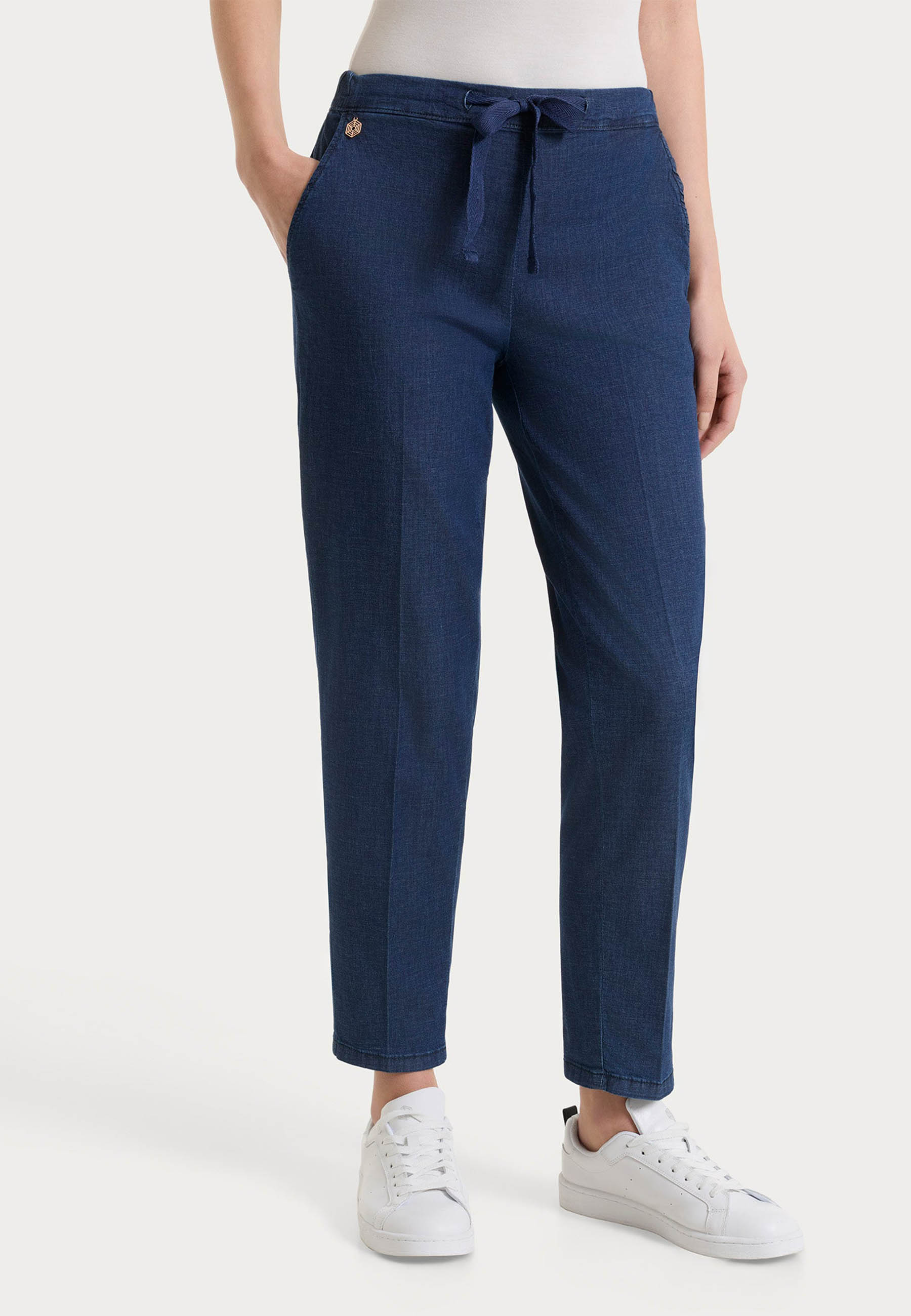 RAGNO Pantalone Lungo Donna Jeans Viscosa Leggera DS87PB