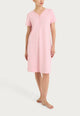 RAGNO Camicia Notte Mezza Manica Donna Leggero Floreale DT04NK