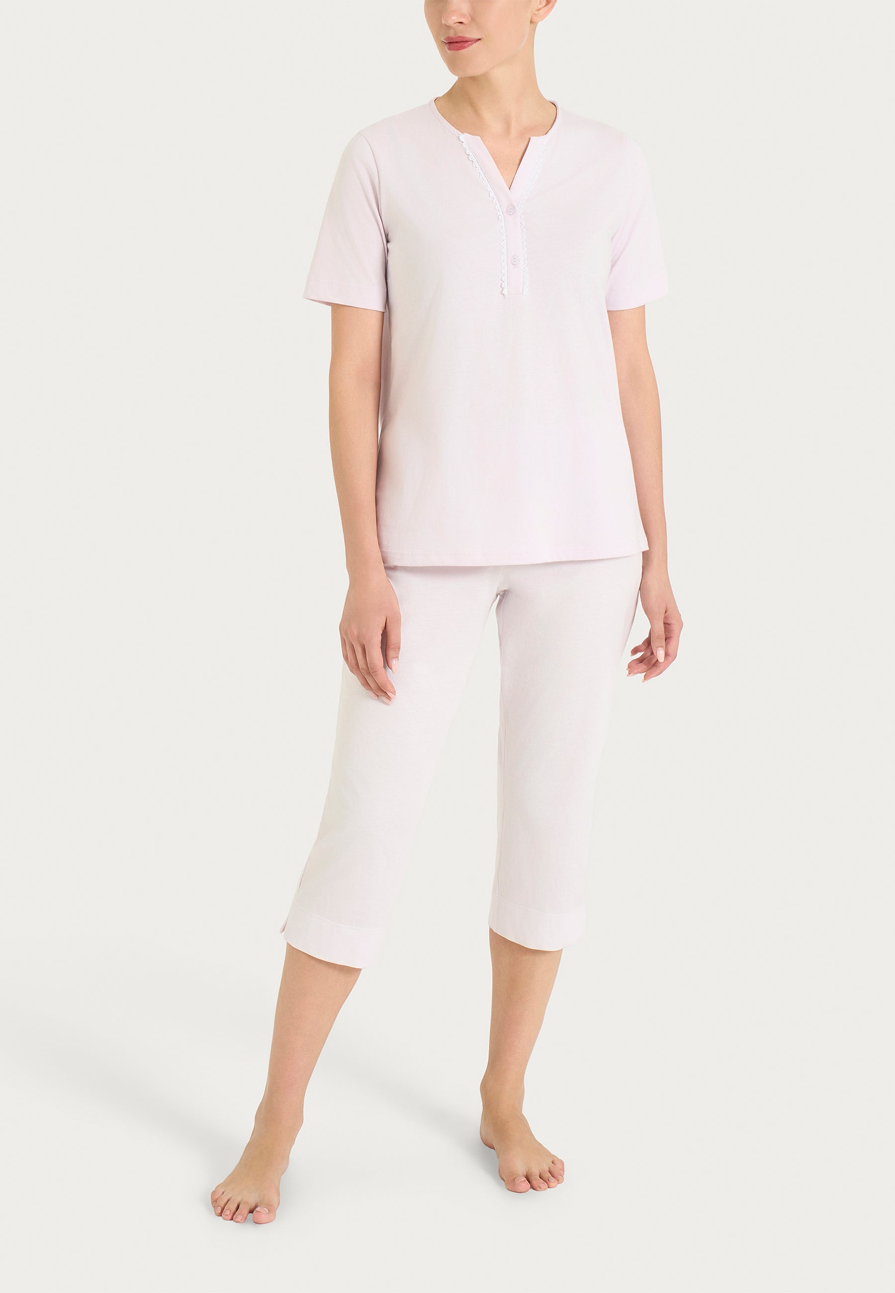 RAGNO Pigiama Corto Donna Cotone Jersey Leggero Unita DT20NB