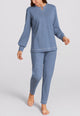 RAGNO Pigiama Donna Lungo Cotone Interlock Caldo Unita DU05N2