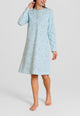 RAGNO Camicia da Notte Lunga Cotone Cotone Fantasia DU26NK-NO
