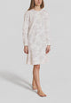 RAGNO Camicia da Notte Lunga Cotone Cotone Fantasia DU26NK-NO