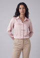 EMME MARELLA Camicia Donna Lunga in Raso Tinta Unita EDRO