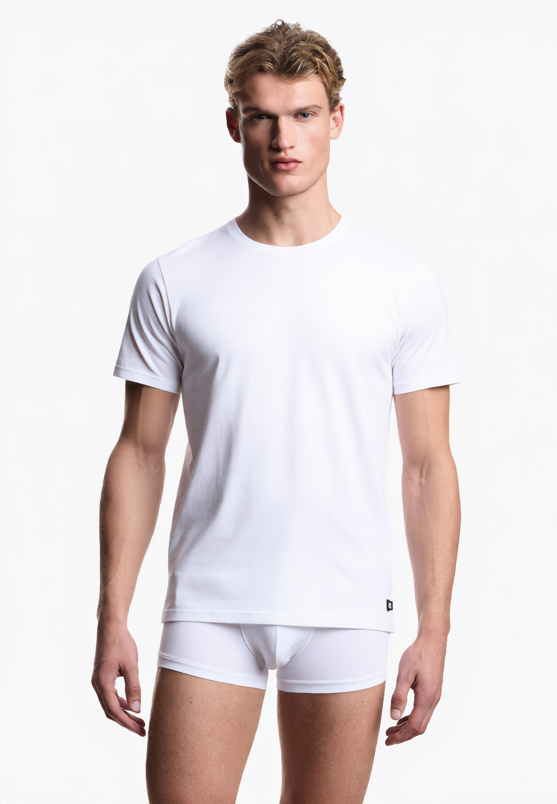 EMPORIO ARMANI 2 T-Shirt Uomo Cotone Tinta Unita EM000391-AF20673