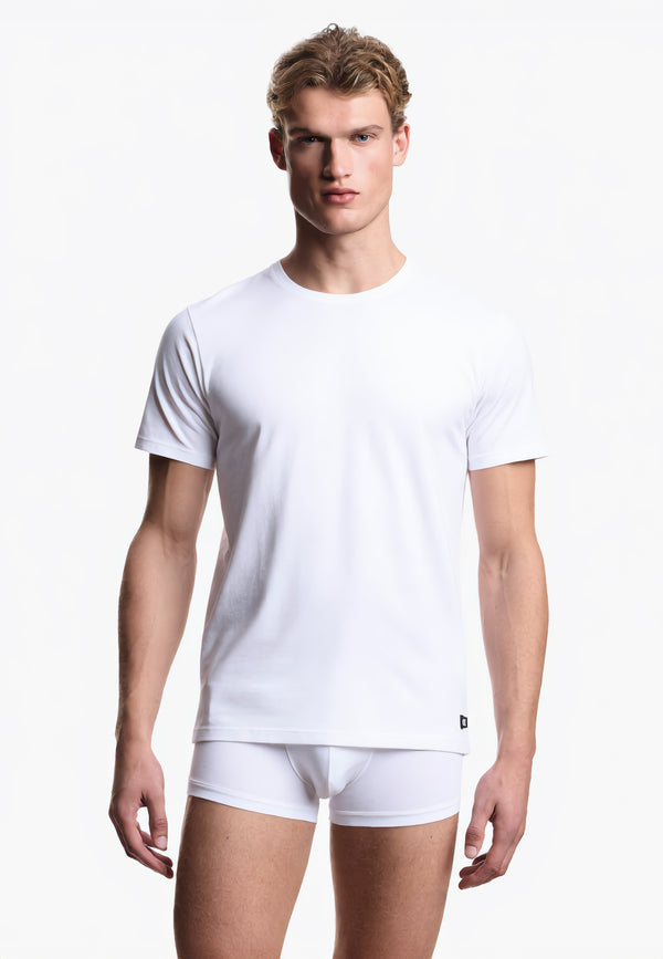 EMPORIO ARMANI 2 T-Shirt Uomo Cotone Tinta Unita EM000391-AF20673