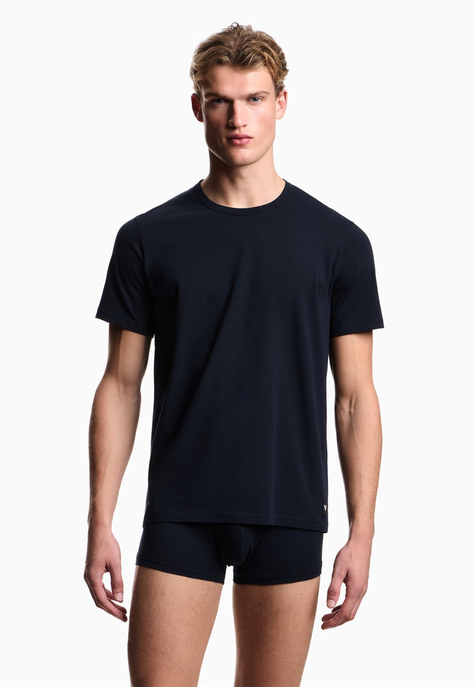 EMPORIO ARMANI 2 T-Shirt Uomo Cotone Tinta Unita EM000391-AF20673