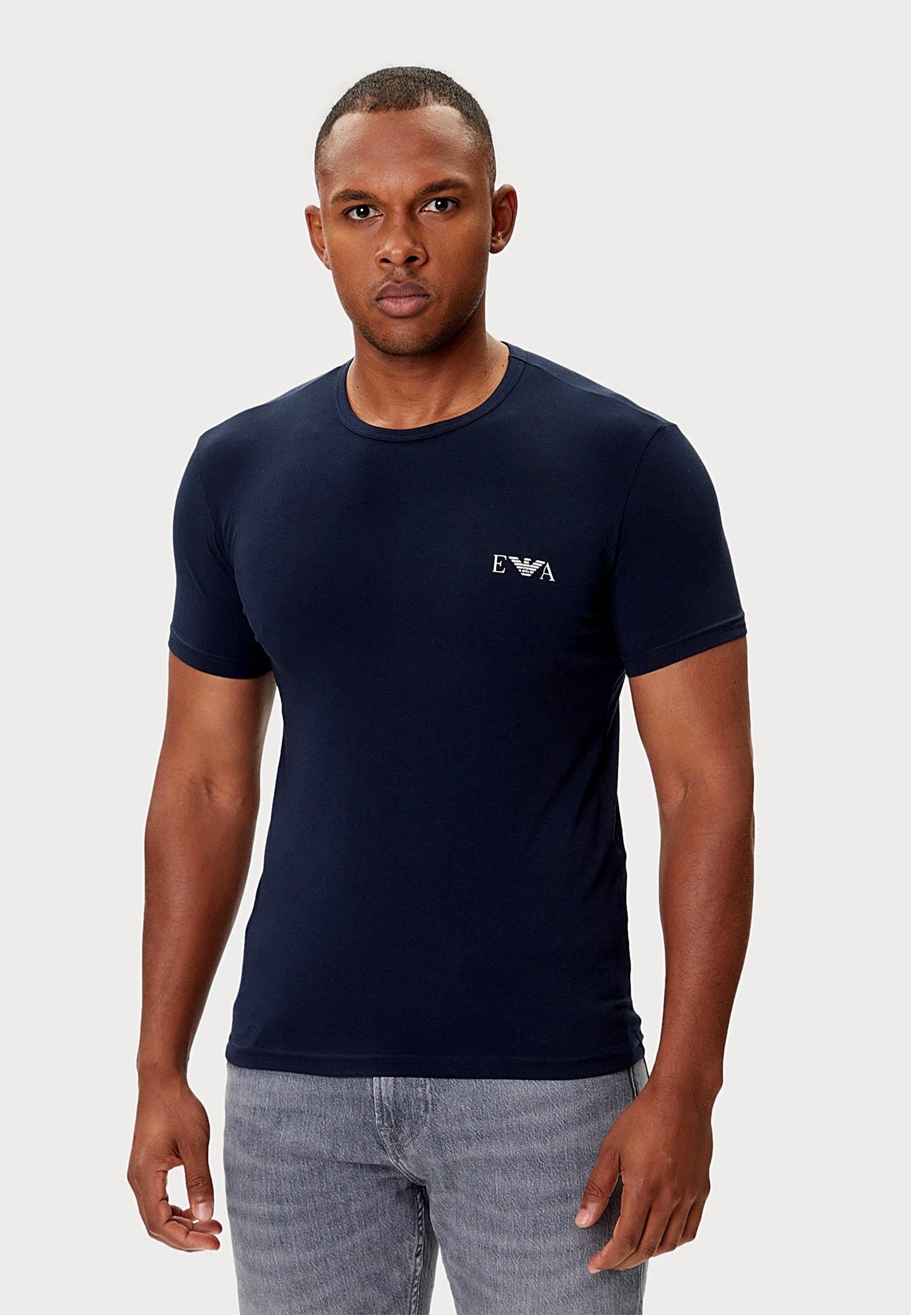 EMPORIO ARMANI 2 T-Shirt Uomo Cotone Stretch EM001849-AF14131