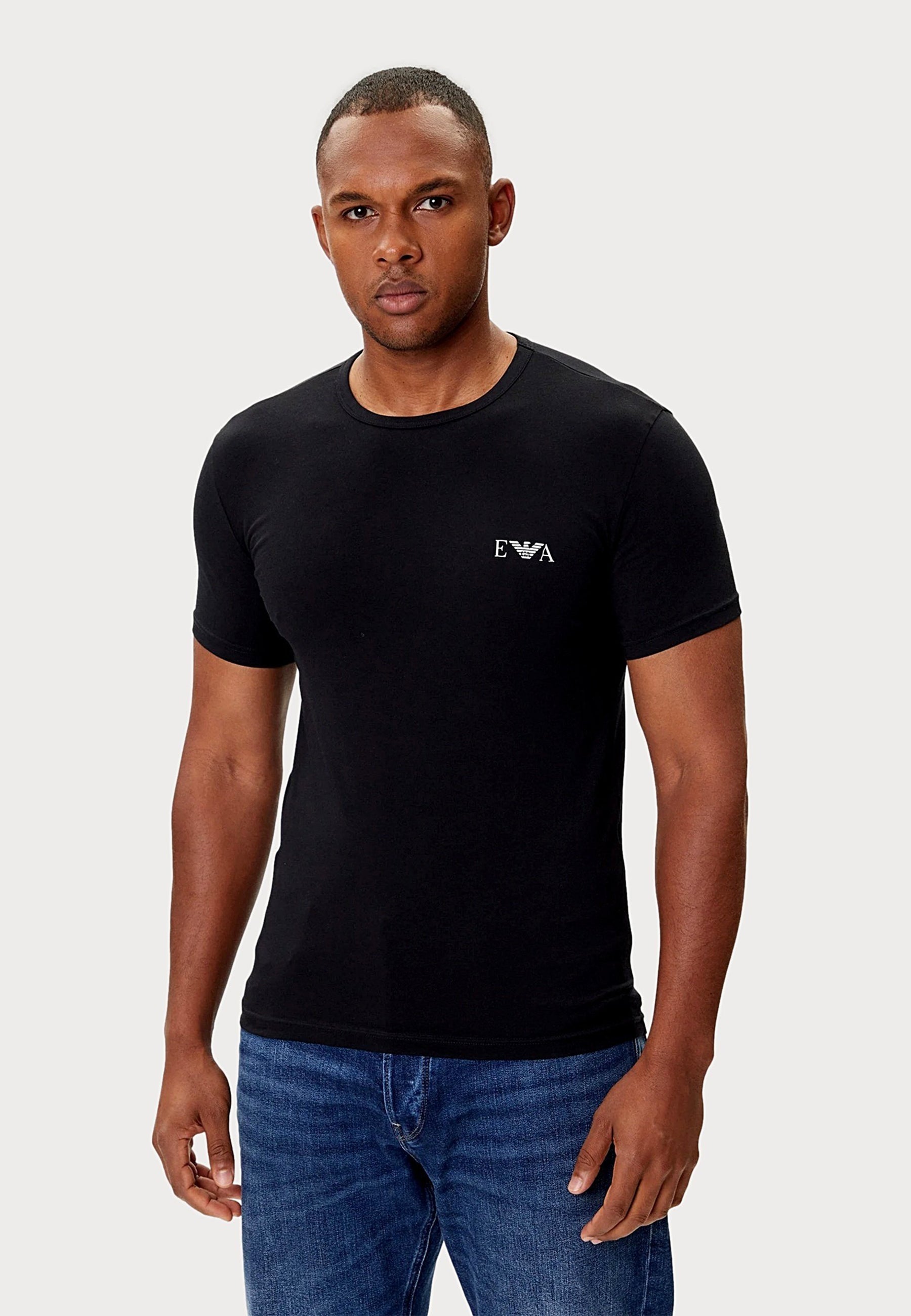 EMPORIO ARMANI 2 T-Shirt Uomo Cotone Stretch EM001849-AF14131