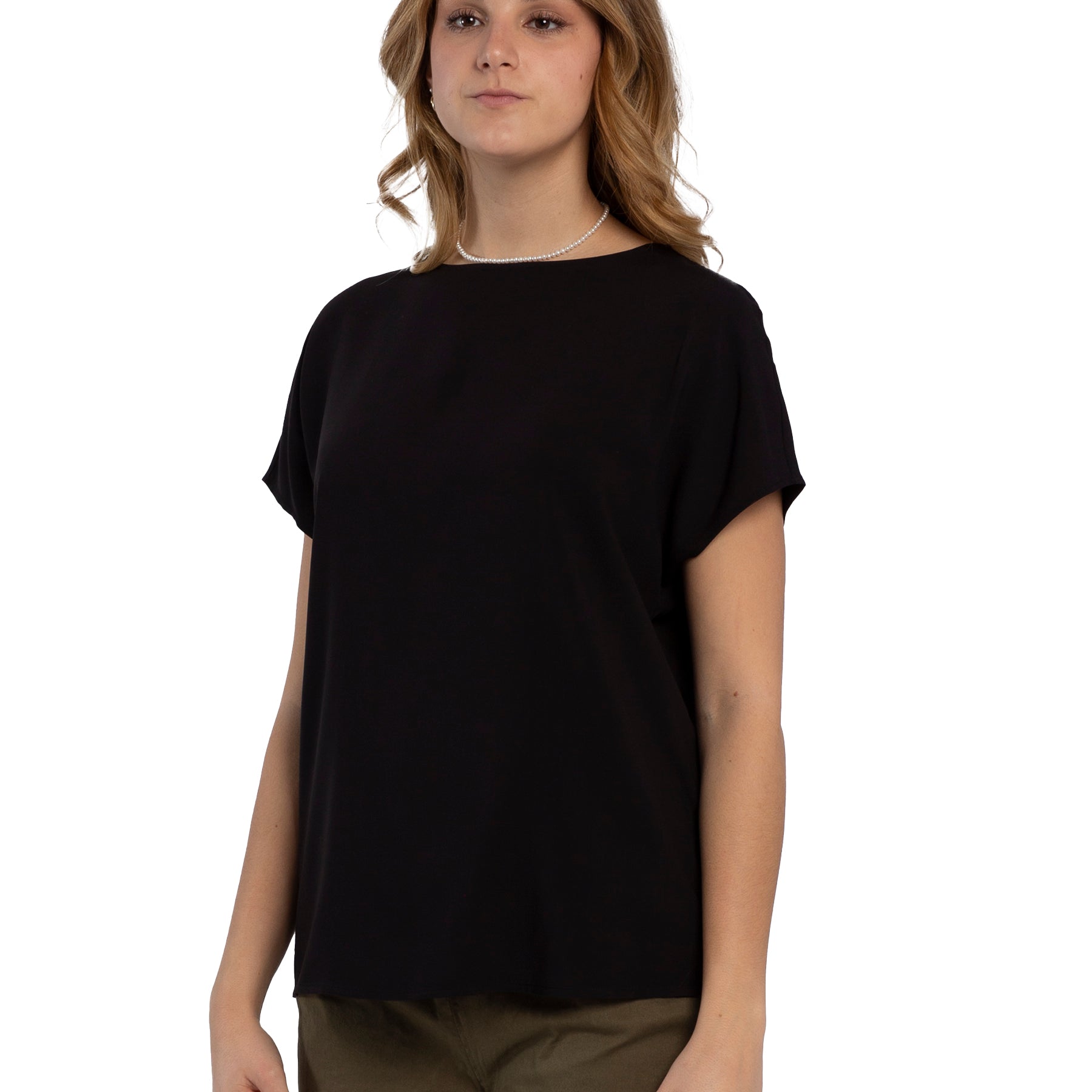 T-Shirt Donna Mezza Manica Tessuto 100% Viscosa RAGNO DM64SX