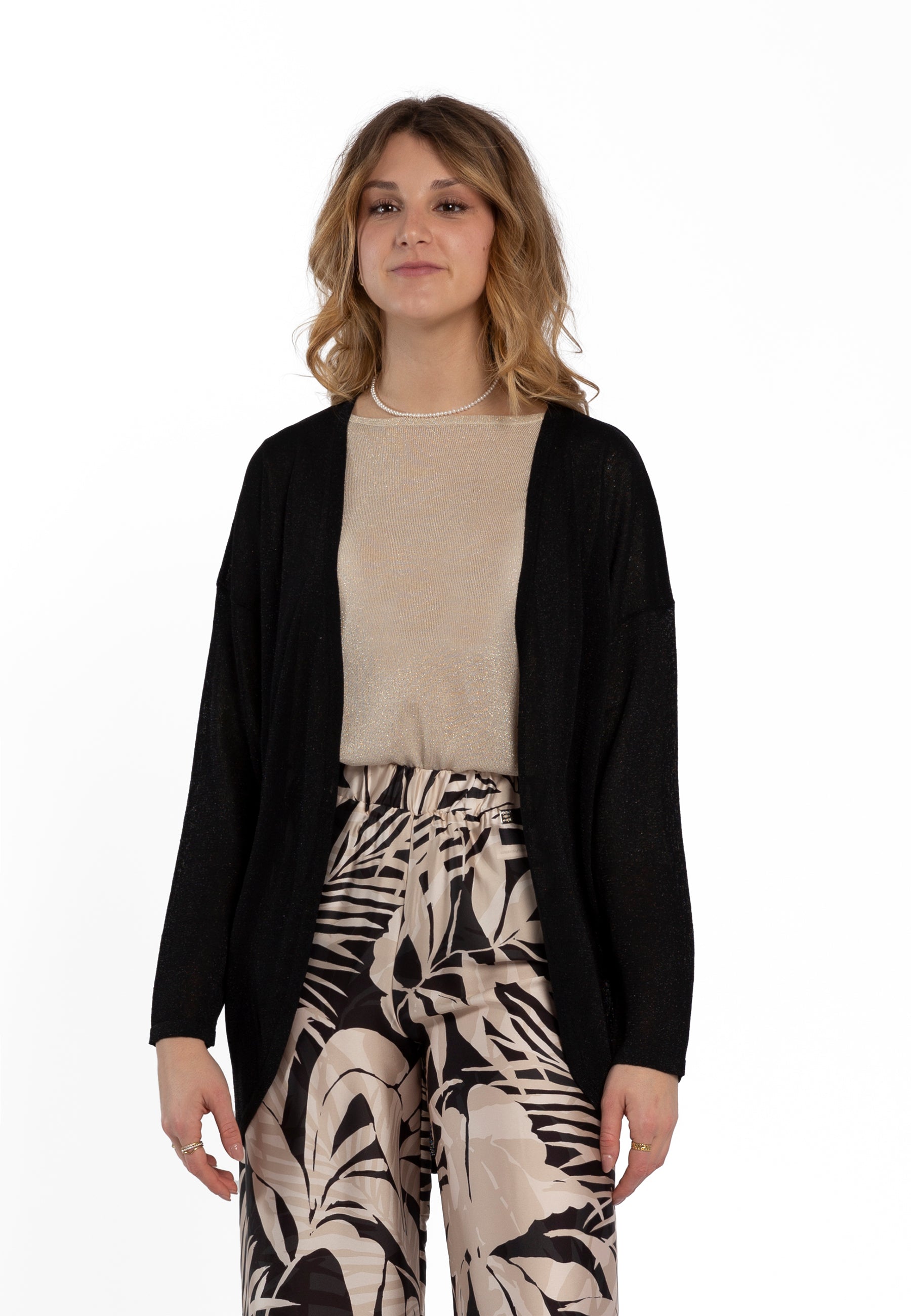 Coprispalle Donna Manica Tre Quarti Viscosa Lamè RAGNO DN05MO