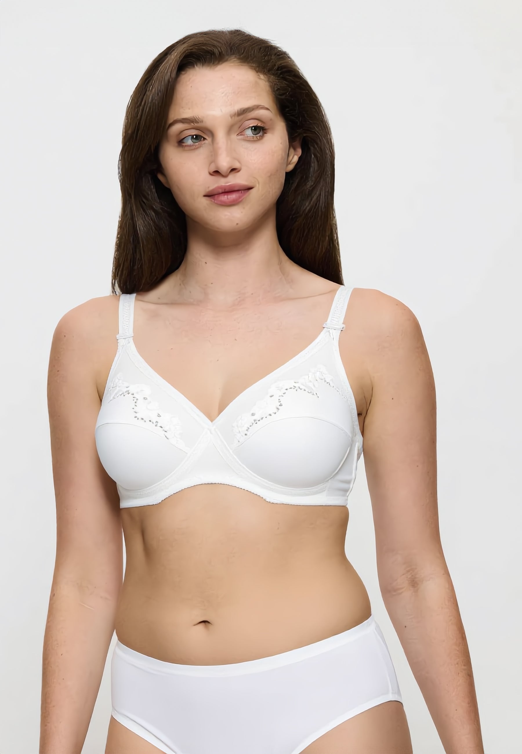 TRIUMPH ELASTI CROSS + COTTON N  Reggiseno senza Ferretto Coppa B-C