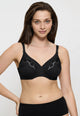 TRIUMPH ELASTI CROSS + COTTON N  Reggiseno senza Ferretto Coppa B-C