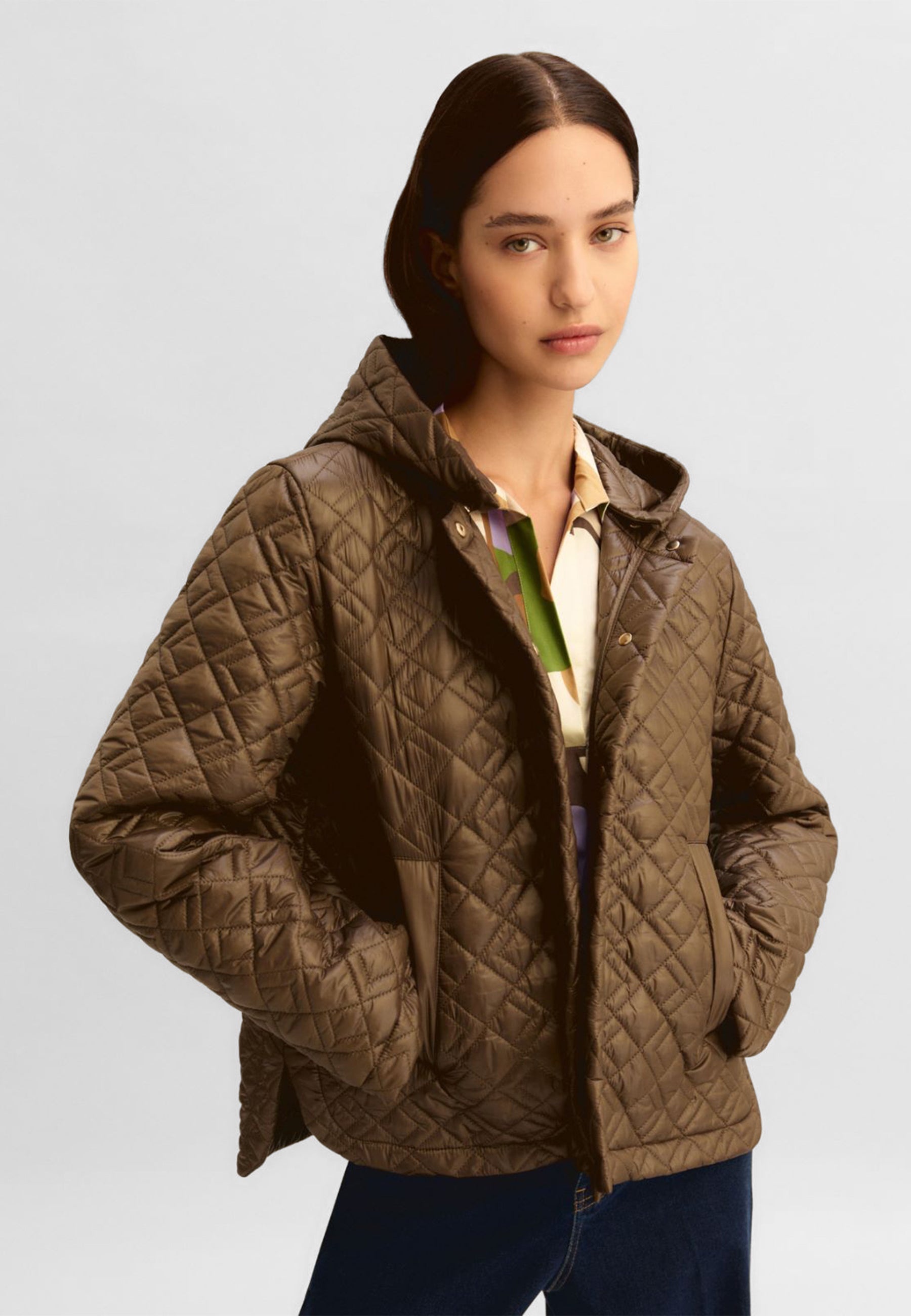 EMME MARELLA Giubbino Donna Trapuntato Con Cappuccio ART. PIROGA