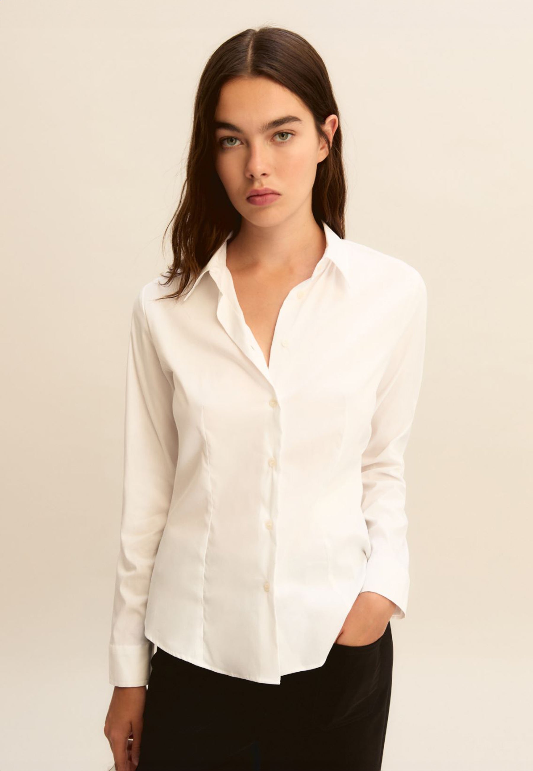 EMME MARELLA Camicia Donna Cotone Tinta Unita ART. TEMPO