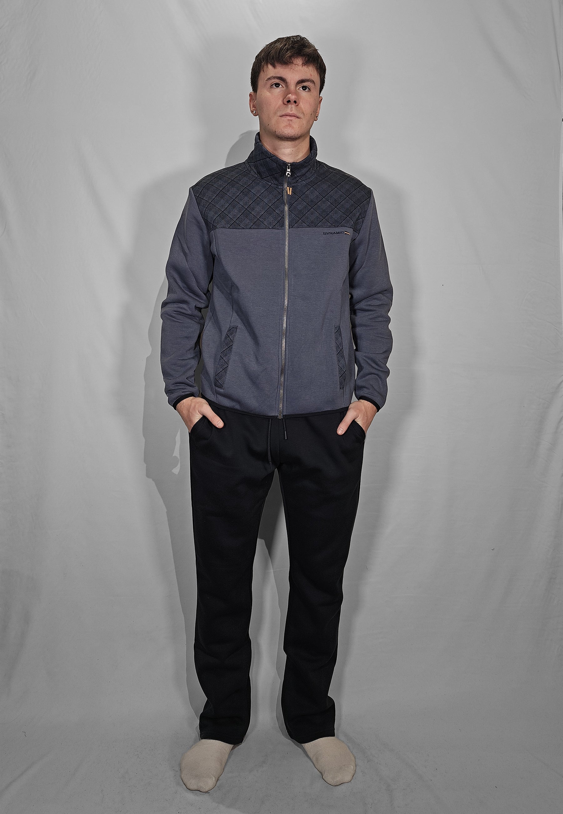 F.LLI CAMPAGNOLO Tuta Uomo Cotone Felpato Apertura Zip ART. 8Q77578/8Q78558