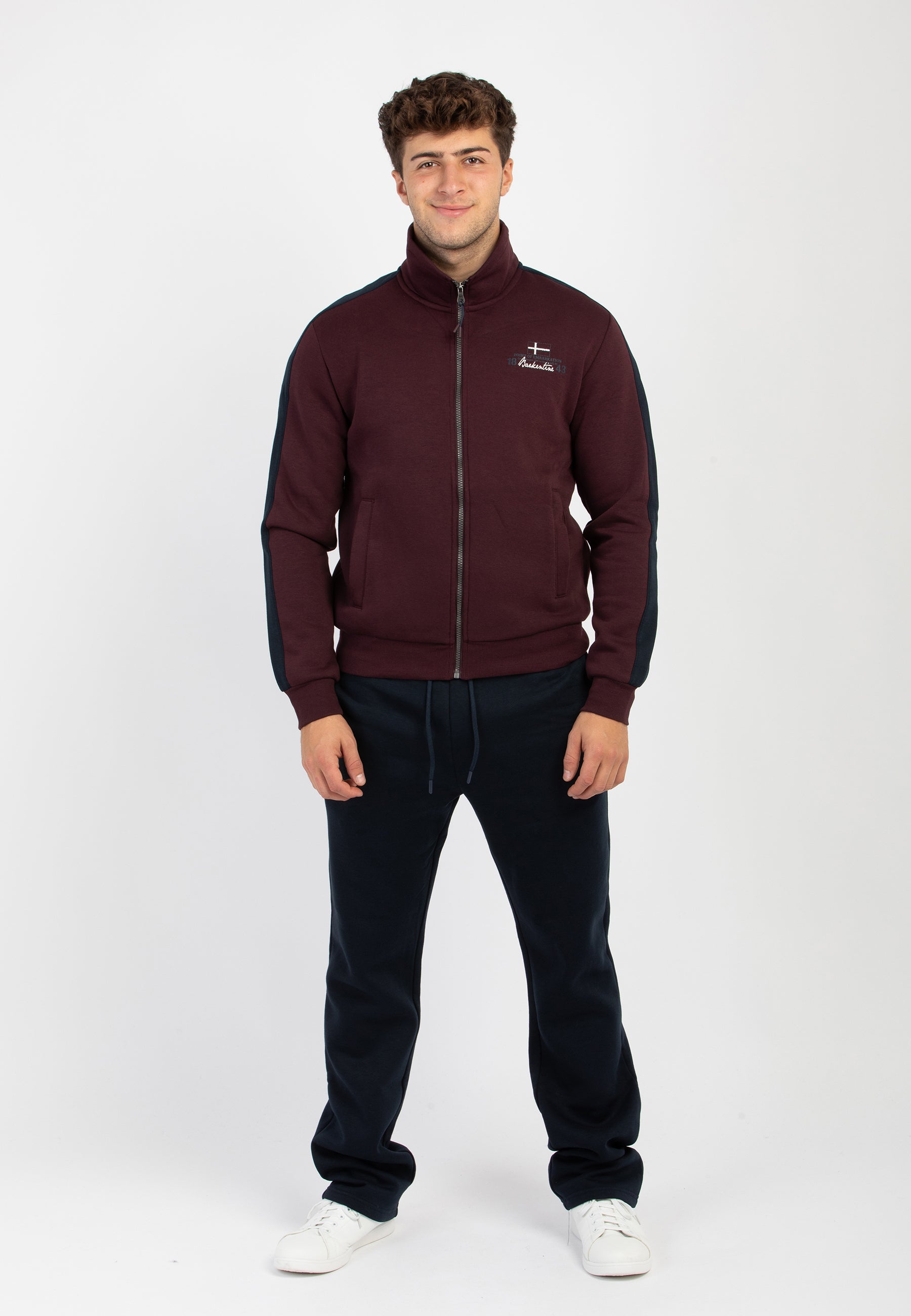 F.LLI CAMPAGNOLO Tuta Uomo Cotone Felpato Apertura Zip ART. 8Q77562