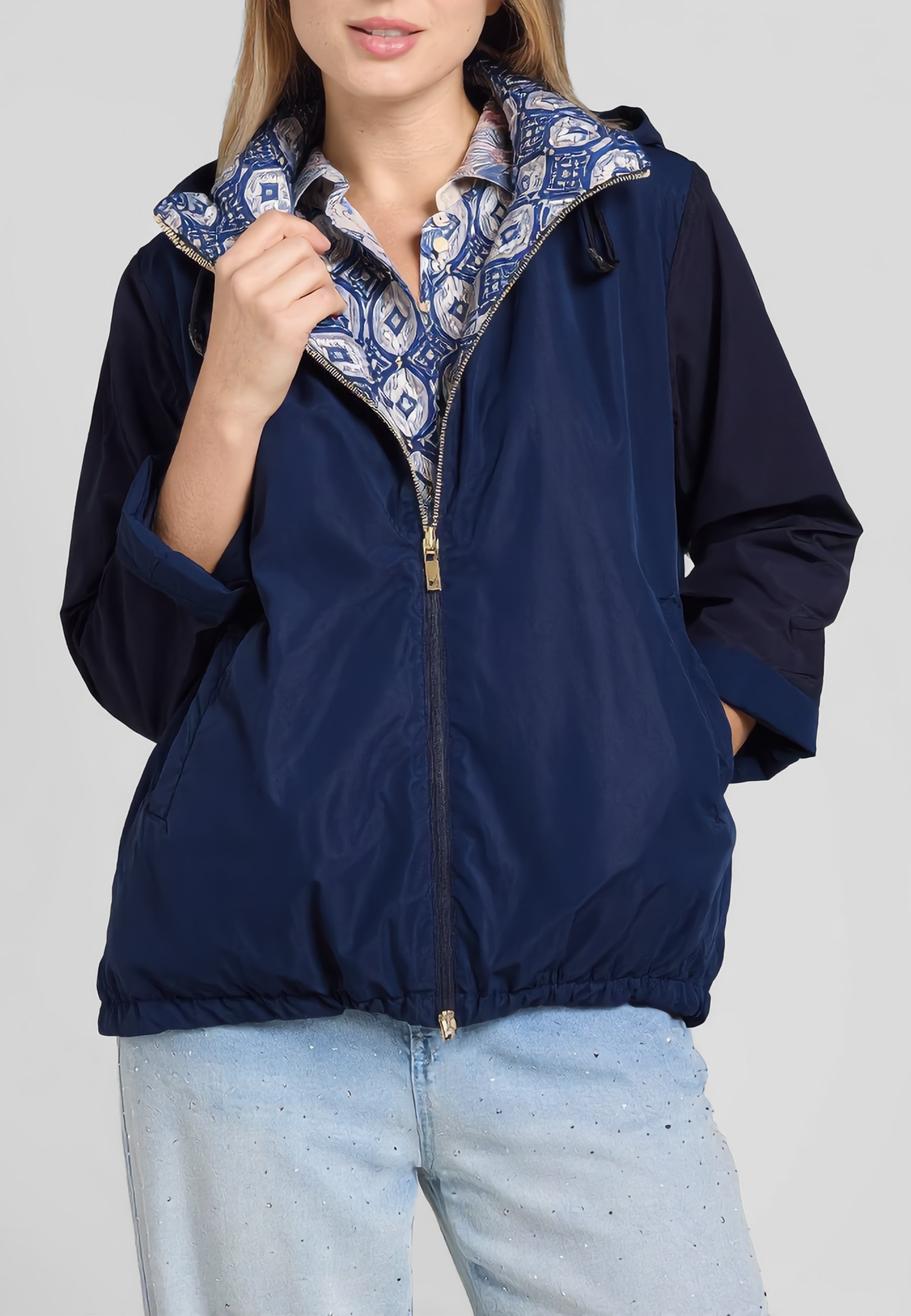LUISA VIOLA Giubbino Donna Reversibile Antipioggia ART. F767F0-30GN