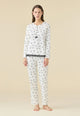 NOI DI NOTTE Pigiama Donna Lungo Cotone Estivo ART. FA009475