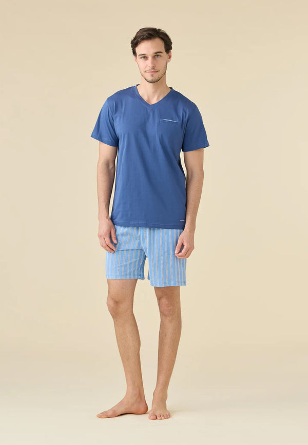 NOI DI NOTTE Pigiama Corto Uomo Cotone Estivo ART. FC003275/3301