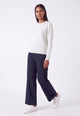 EMME MARELLA Pantalone Donna Lungo Elastico in Vita Bistretch FLIRT