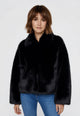 YES ZEE Ecopelliccia Donna Corta Reversibile Invernale G034KO00