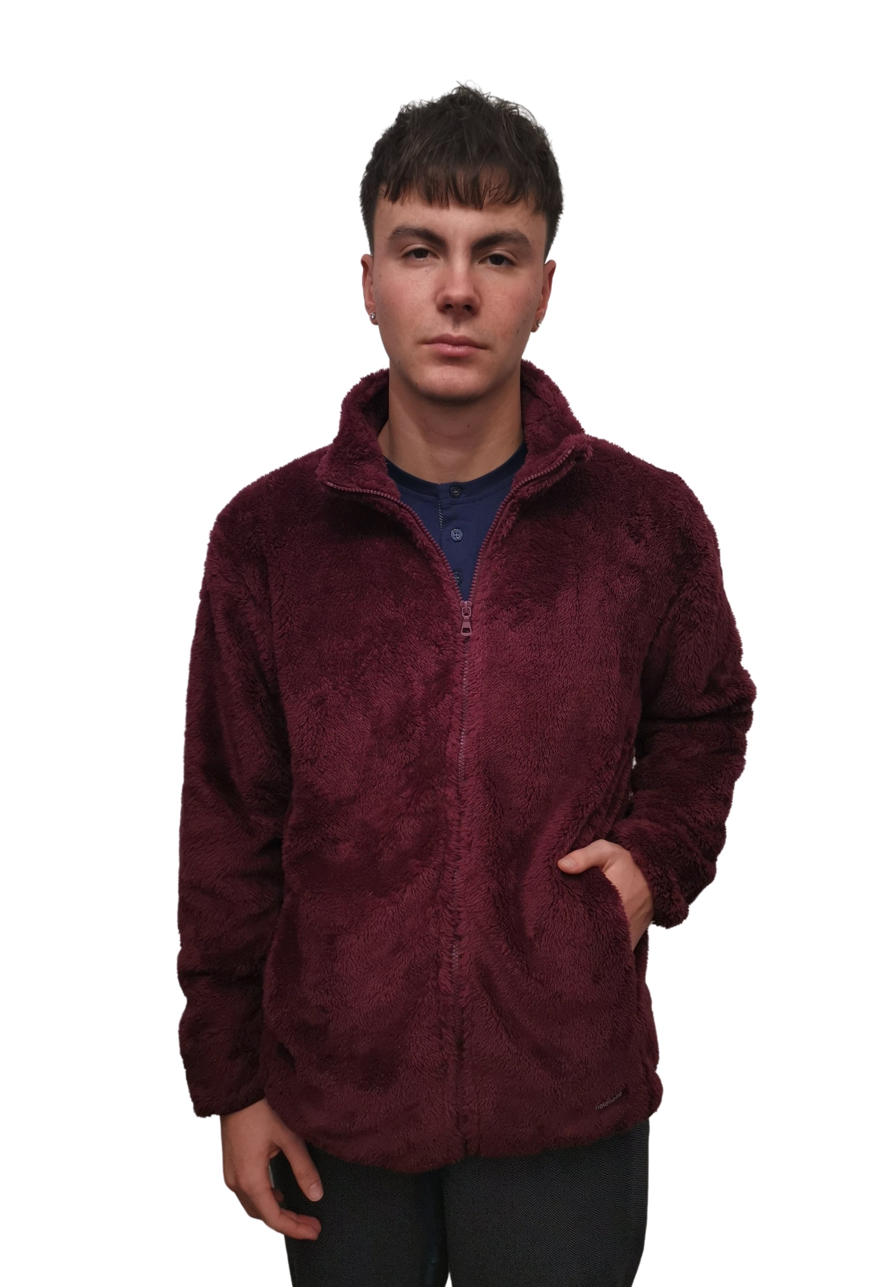 Pile Uomo Zip Orsetto NOI DI NOTTE GE002801