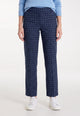 EMME MARELLA Pantalone Donna Lungo Zip Flanella di Lana GELATO