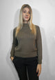 GRAN SASSO Maglia Donna Manica Lunga Girocollo 100% Lana ART. 11202/14305