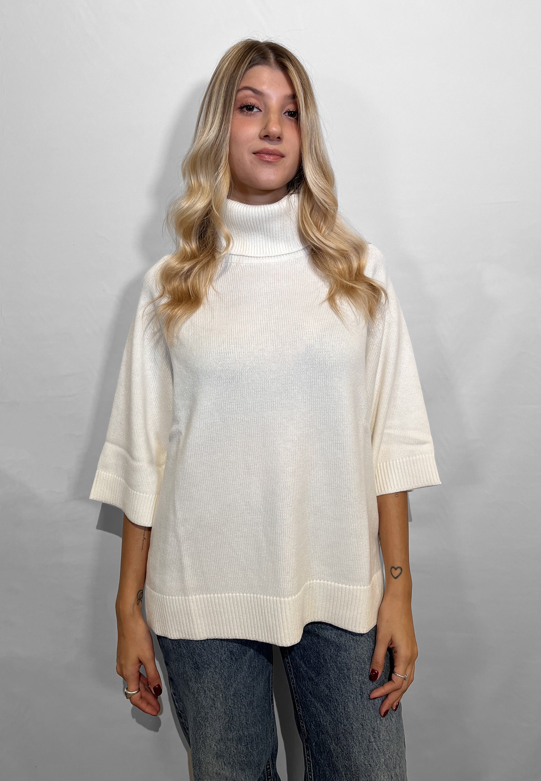 GRAN SASSO Magla Dolcevita Donna Lana Cashmere ART. 23257/12879