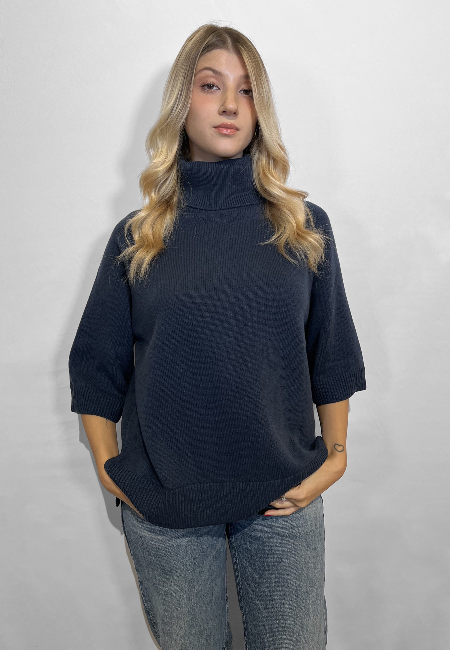 GRAN SASSO Magla Dolcevita Donna Lana Cashmere ART. 23257/12879