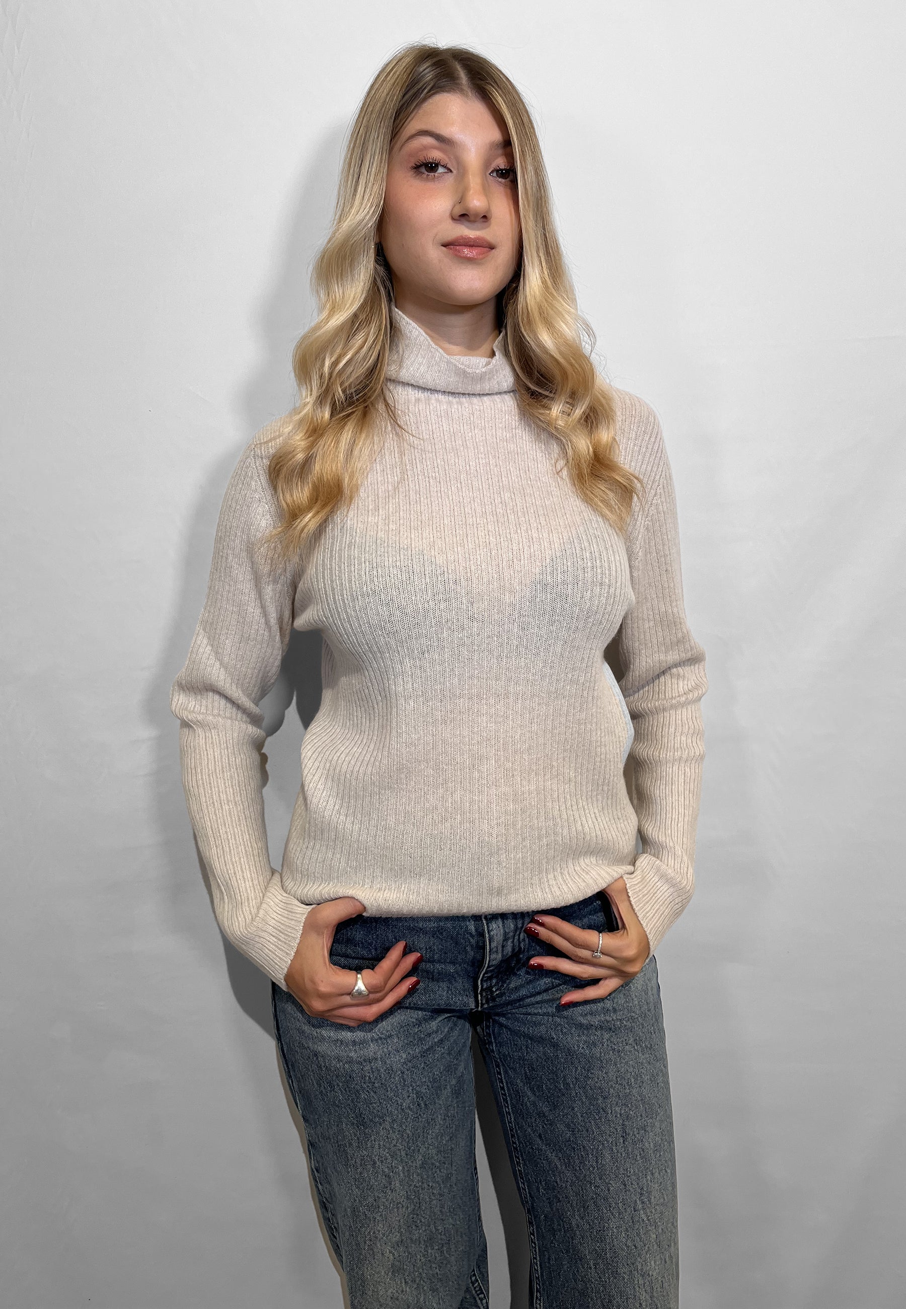 GRAN SASSO Maglia Donna Lupetto 100% Cachemire ART. 24288/15533