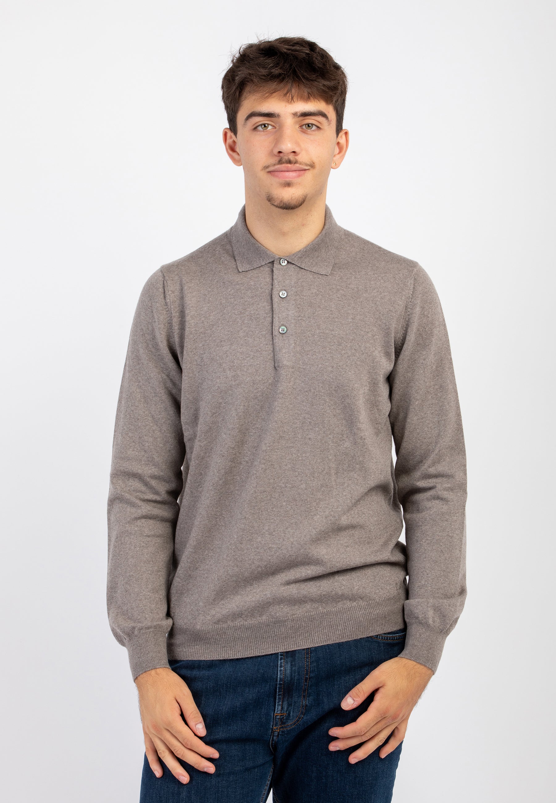 Polo Uomo 100% Lana Merinos GRAN SASSO 55112-14290