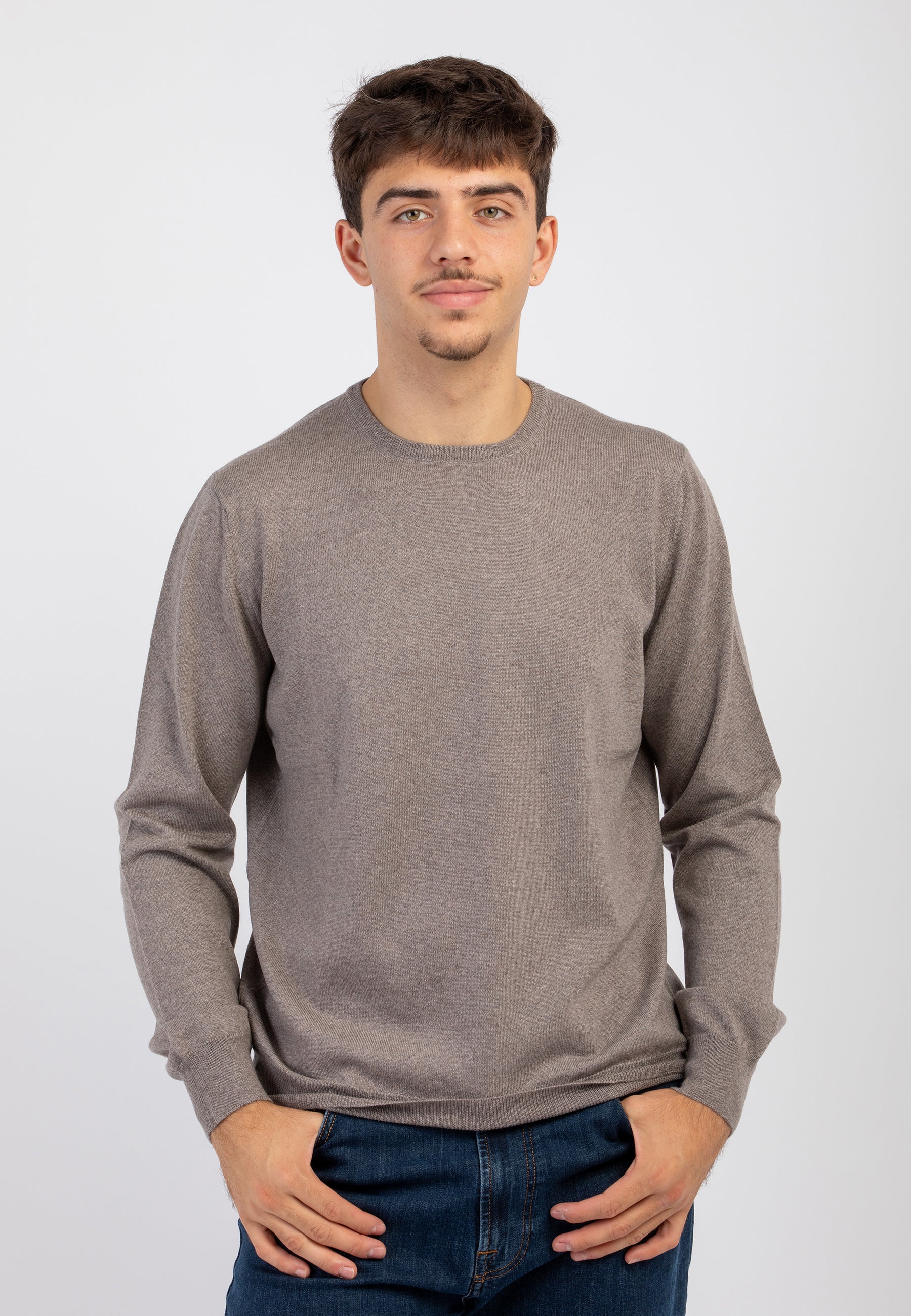 Girocollo Uomo 100% Lana Merinos GRAN SASSO 55167-14290