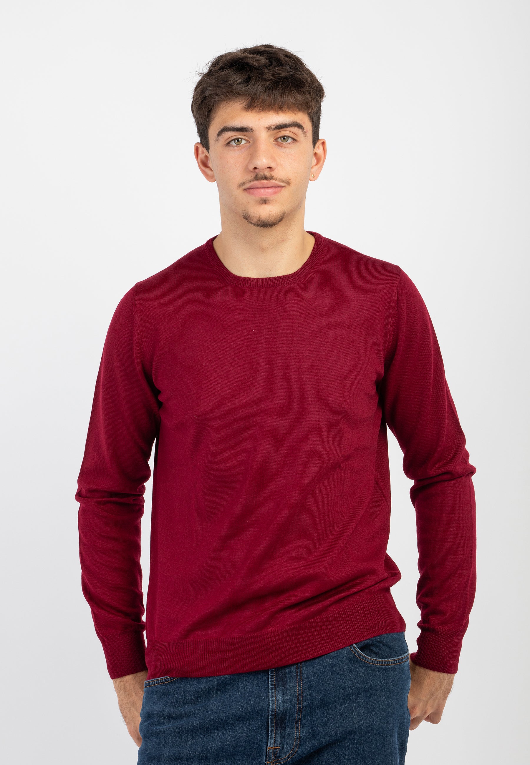 Girocollo Uomo 100% Lana Merinos GRAN SASSO 55167-14290