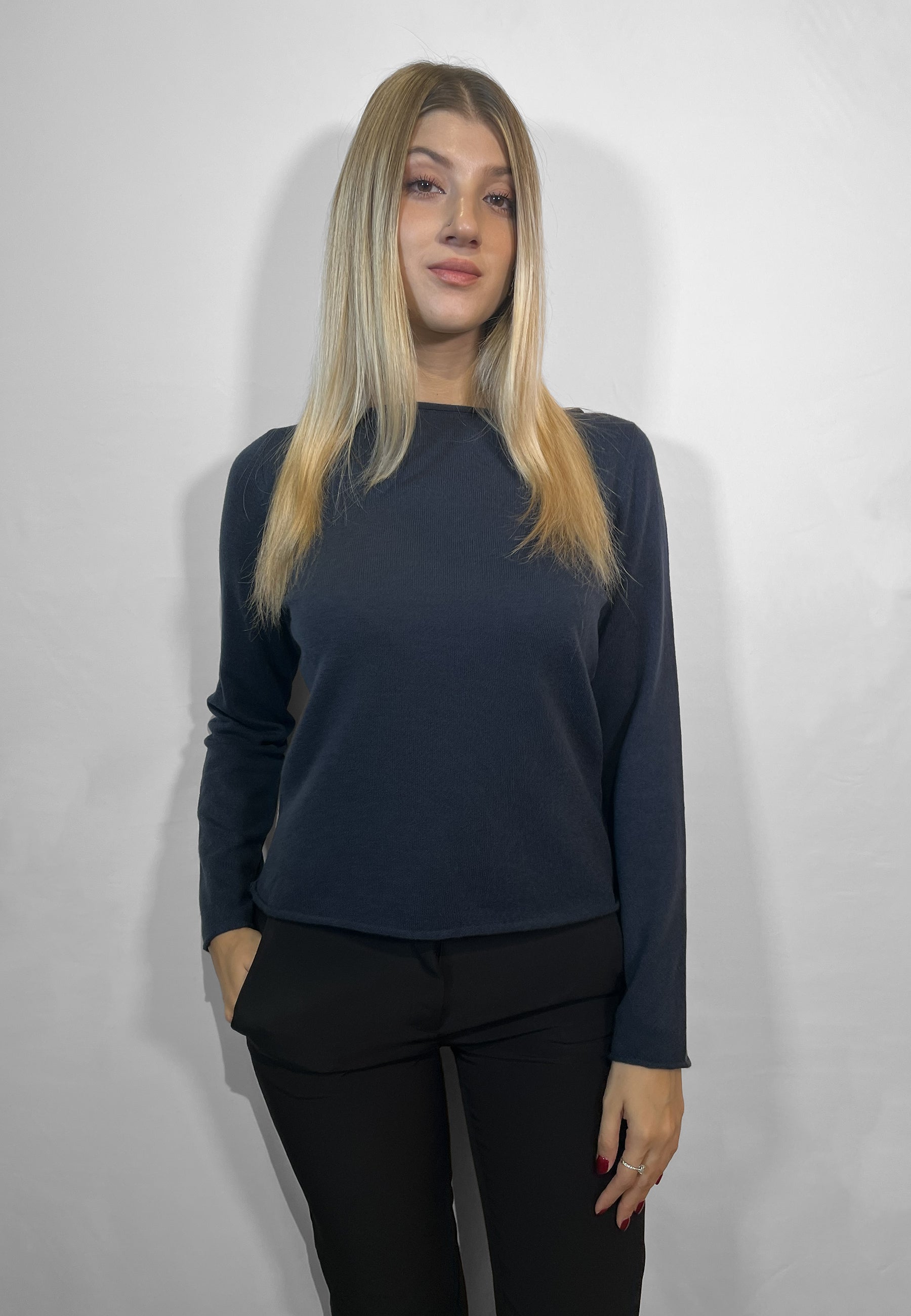 GRAN SASSO Maglia Donna Manica Lunga Lana Cachemire ART. 57201/12801