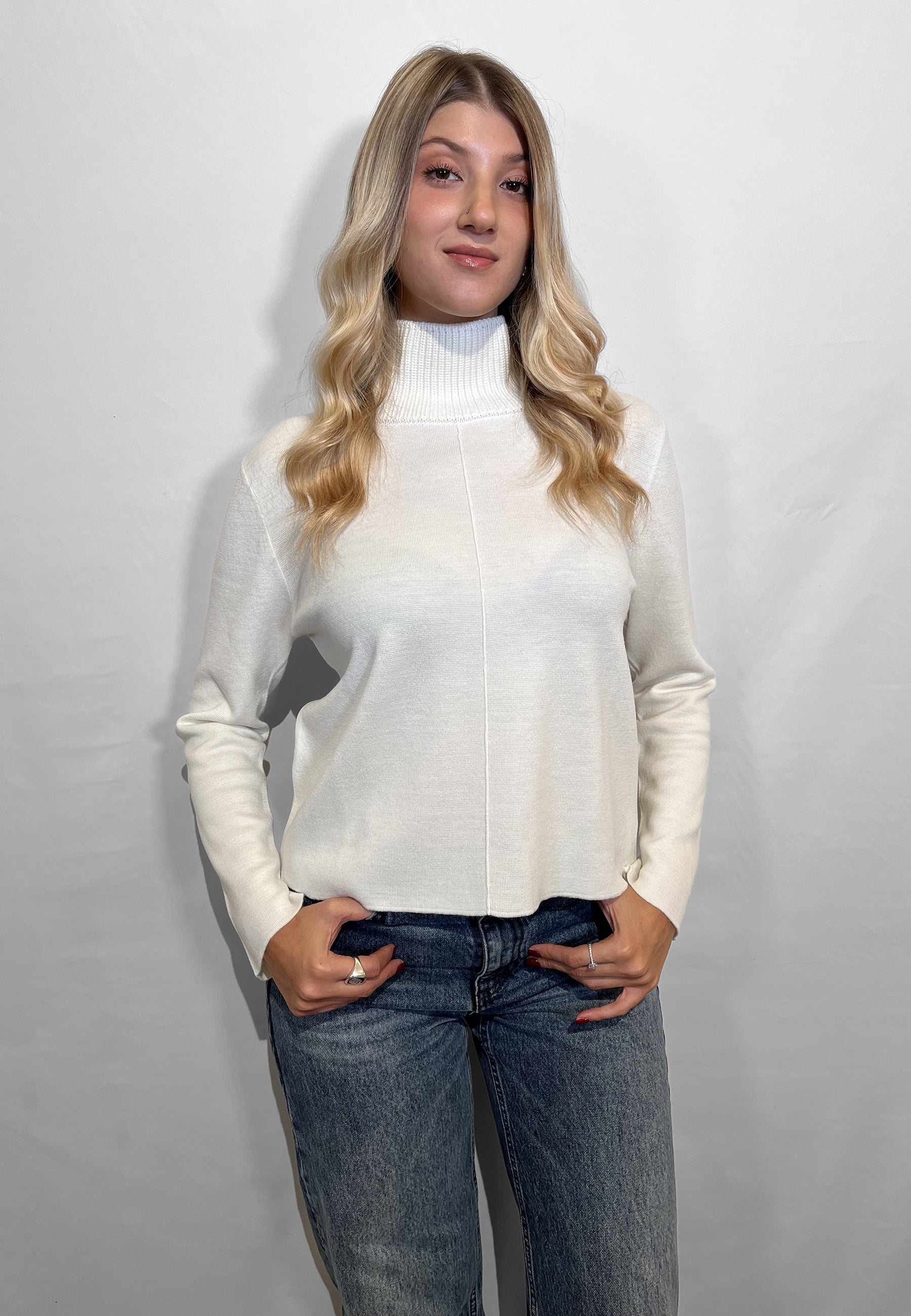 GRAN SASSO Maglia Donna Lupetto Pura Lana ART. 57232/14432